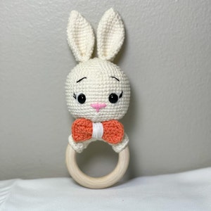 PATTERN ONLY: Bunny Rattle Rabbit Rattle Bunny Amigurumi Toy Instant ...
