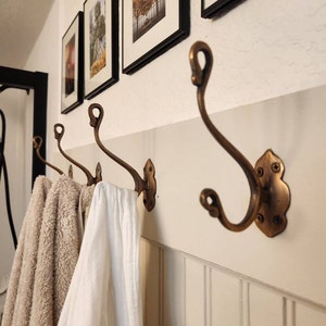 4 X Ant.style Brass Swan Neck Bal Pull Drawer Cabnet Handles 2-3