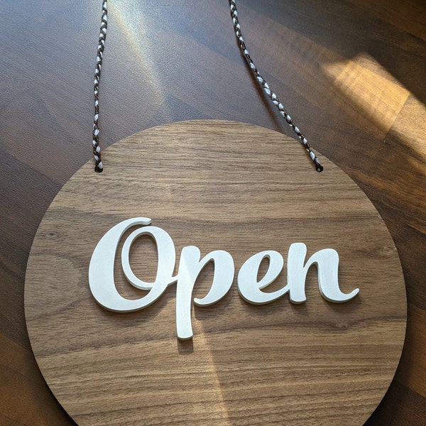 Open Closed Sign Business Sign Storefront Sign Shop Open Sign Wooden ...