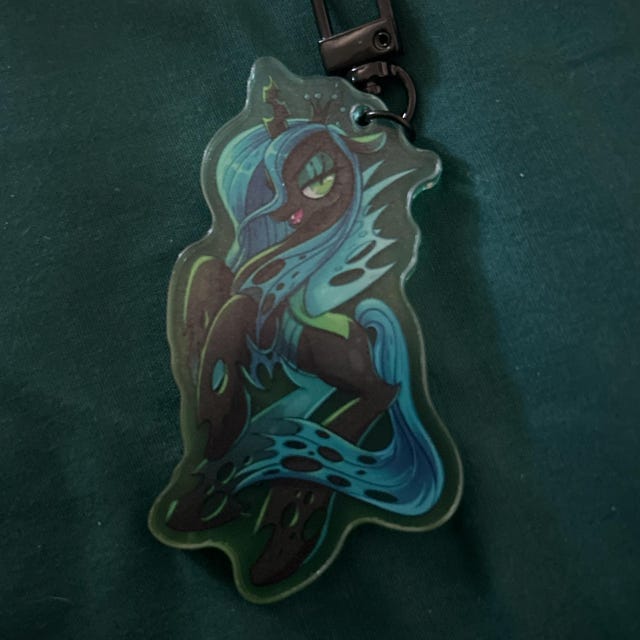Queen Chrysalis MLP Friendship is Magic Colourful Gradient Acrylic