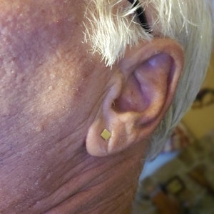 【原価ぶっ壊し割引】スタッドイヤリング SJX W】LAB-GROWN DIAMOND (SYNTHETIC DIAMOND) SEMI NUDE
