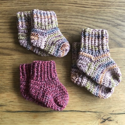 CROCHET PATTERN PDF Crochet Baby Socks Baby Booties - Etsy