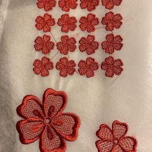 FSL free Standing Lace Flowers Machine Embroidery Designs Set for Hoop ...