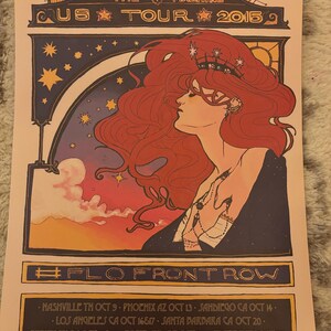 Florence and the Machine 2015 US Tour Poster: Indie Rock Art - Etsy