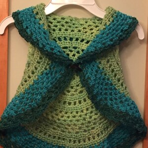 Rosie Vest Crochet Pattern PDF 
