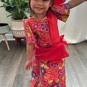 filipiñana attire for kids