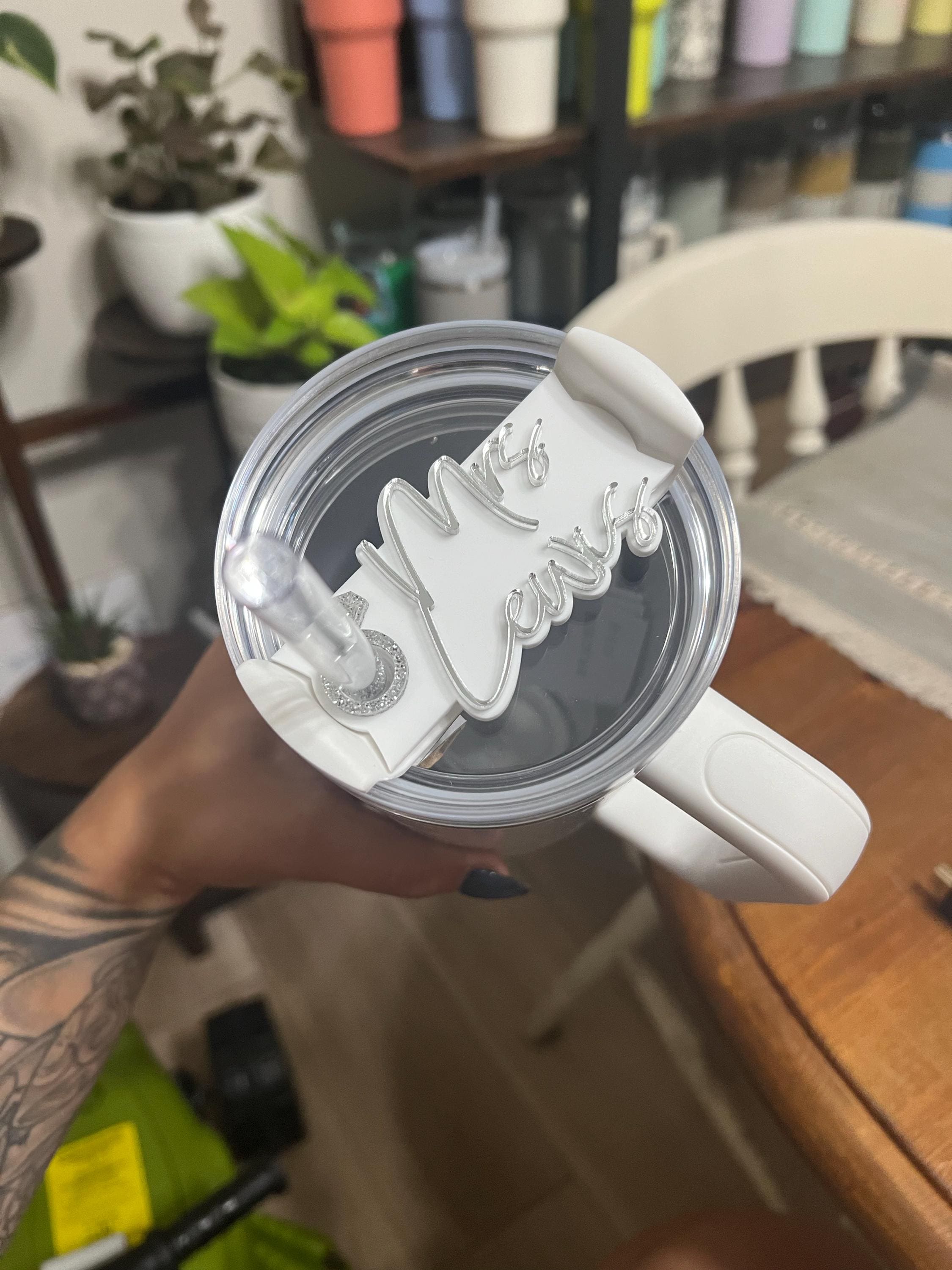 Future Mrs Gift, Future Mrs Cup Name Plate, Bride to Be Gift, Future Name Plate, Tumbler Topper for Bride to Be, Engagement Gift