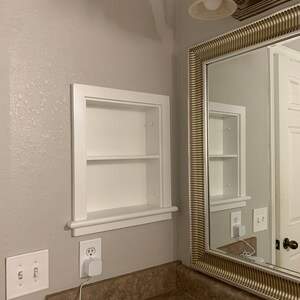 14x18 Large Concealed Medicine Cabinet With A Picture Frame Etsy