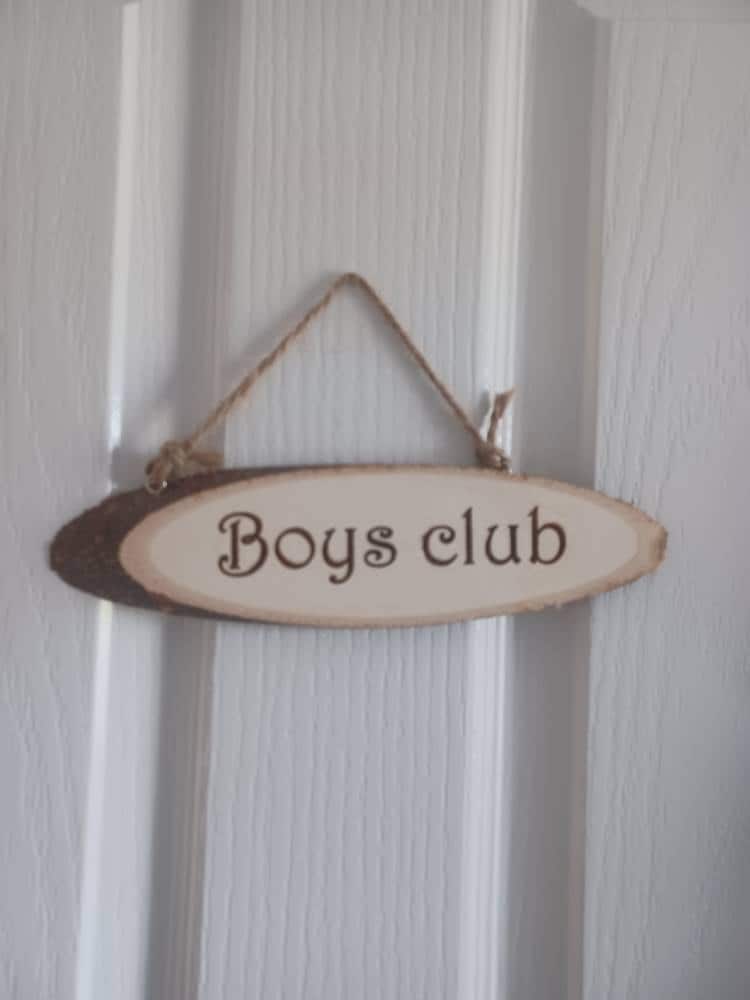 Personalised Log Slice Hanging Door PlaquesSign - Choose Your Own Message