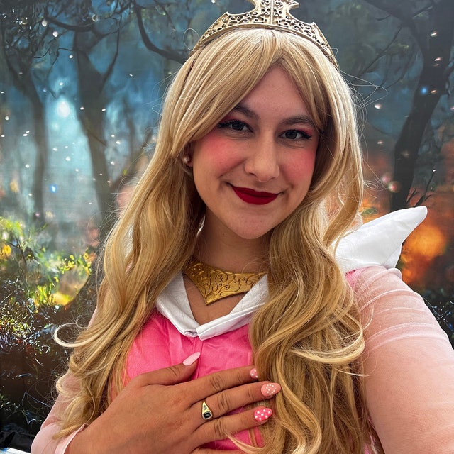 Aurora Costume Jewelry Set Disney Aurora Necklace Disney Aurora