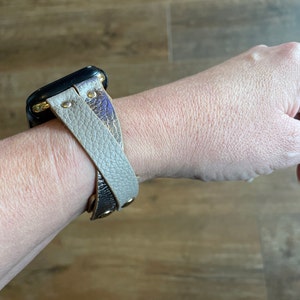 Thin Crisscross Leather Compatible With Apple Watch Band 38mm 