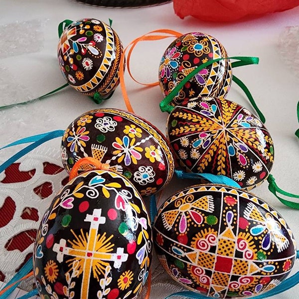 Easter Ornaments Ukrainian Easter Eggs Pysanky Traditional Ukrainian ...