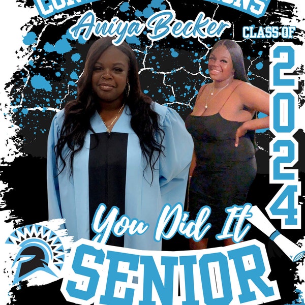 2024 Senior Grad Template - Etsy