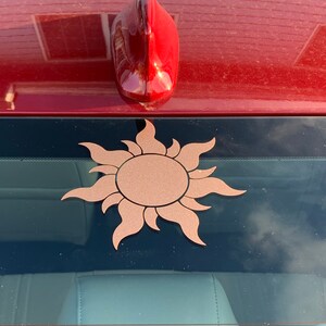 rapunzel sun decal rapunzel sun decal