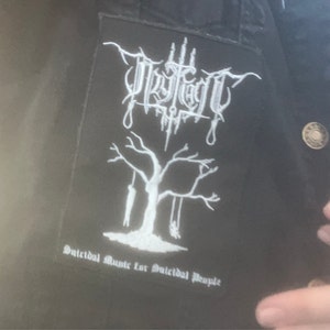 DEAFHEAVEN Embroidered Patch Alcest Ghost Bath Altar of Plagues Wolves ...