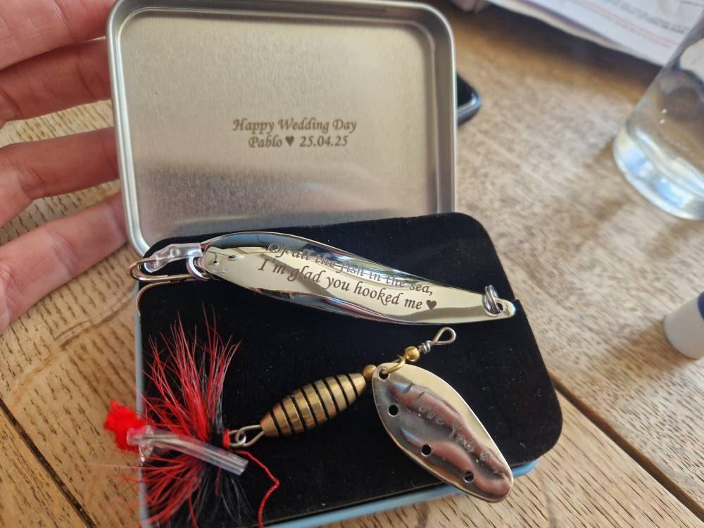 st valentine&#39;s day gift Fishing Custom Lure father&#39;s  gift fisherman Gift for Dad Uncle husband Anniversary Vatertag sgeschenk Reel Bait
