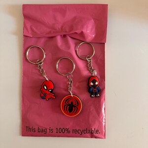 スパイダーマン キーリング/キーチェーン | 漫画 かわいい エモ 子供