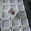 40-Pack 3x3 Cm Gem Display Plastic Boxes – White, Padded Velvet Lining, For Diamonds, Jewelry, Or Collectibles
