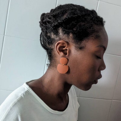 Boucles D'oreilles Longues Noires à Trois Jhumkis - Bijoux Indiens/pakistanais Pour Femme