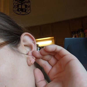 thumbnail image 2 of 18-Pack 20G Surgical Steel Seamless Hoop Rings For Cartilage, Nose, Lip, Ear - Gift Bag 2 of 3