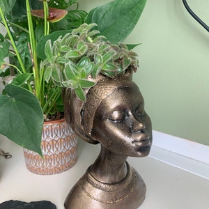 African Woman Face Shaped Flower Pots Head Pots Female Head - Etsy UK