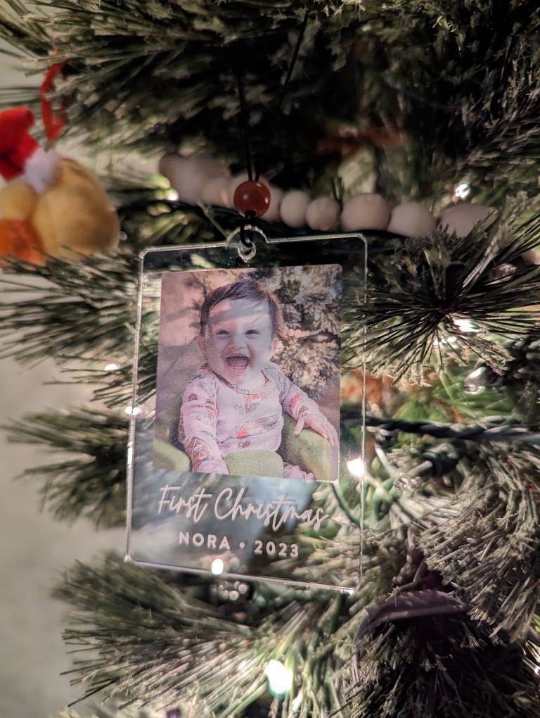 🎁Buy 2 FREE SHIPPING🎁Personalized Photo Ornament, Custom Ornament, Drive Safe, Friendship Best Friends, Couples Gift for Her/Him