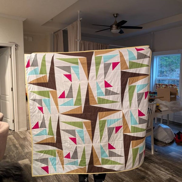 Grow Wild Modern Quilt Pattern | Digital Sewing Instructions | Beginner ...