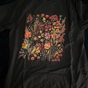 Vintage Cottagecore Shirt Goblincore Shirt Boho Wildflowers Shirt ...