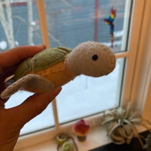 PDF Felt Sea Turtle Pattern Felt Ornament Ocean Pattern SVG PDF Pattern ...