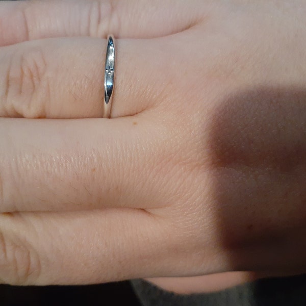 Sterling Silver Faith Ring