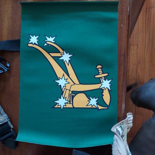 北海道旗、日本、ユニークなプリント、3 x 5 フィート / 90 x 150 cm