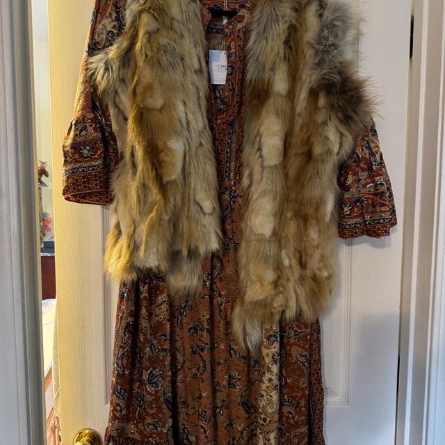 Gold Fox Faux Fur Vest - Etsy