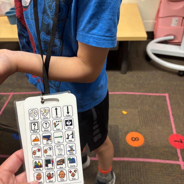 Handytalker School Communication Core Board: Non Verbal AAC Aid - Etsy
