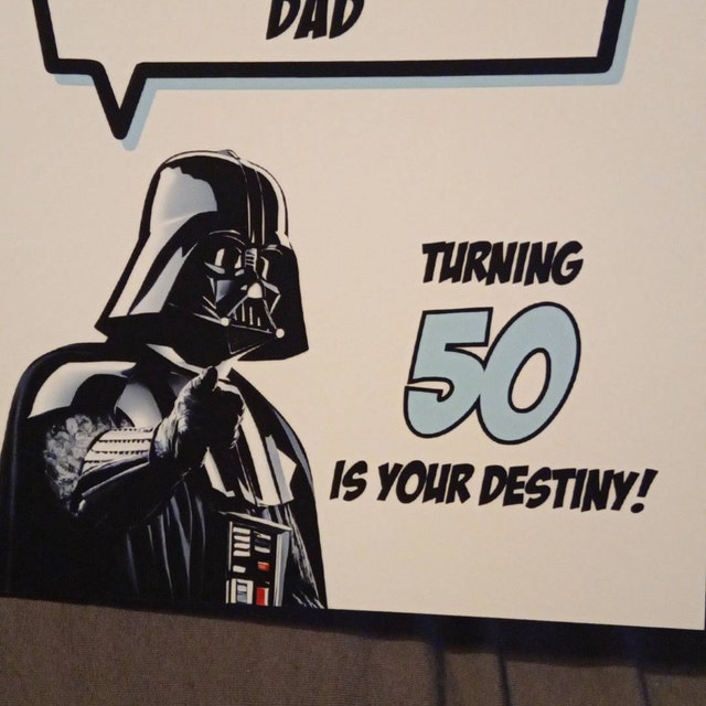 American Greetings Birthday Card For Dad (Star Wars, Darth Vader