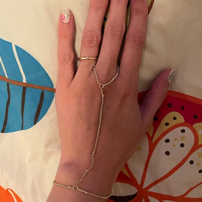 Single Finger Nail Rings Finger Tip Rings Nail Jewellery Minimalist ...