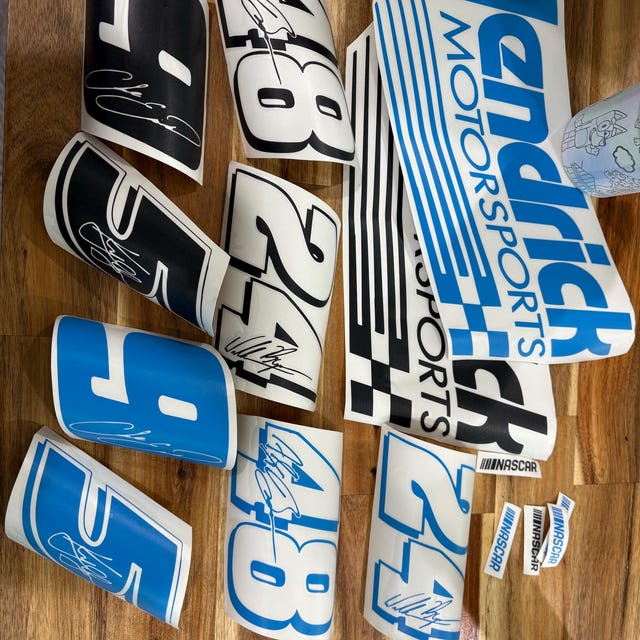 Racing Driver - Flying Dutchman Number 33 Logo - Vinyl Decal