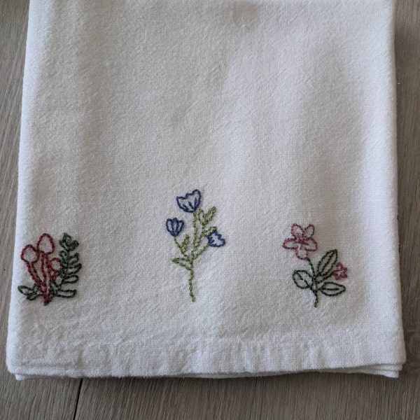 Printable Florals Embroidery Patterns Sheet, Pattern Flower Hand Embroidery, DIY Embroidery ...