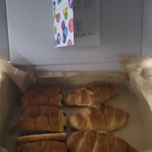 Sarah added a photo of their purchase