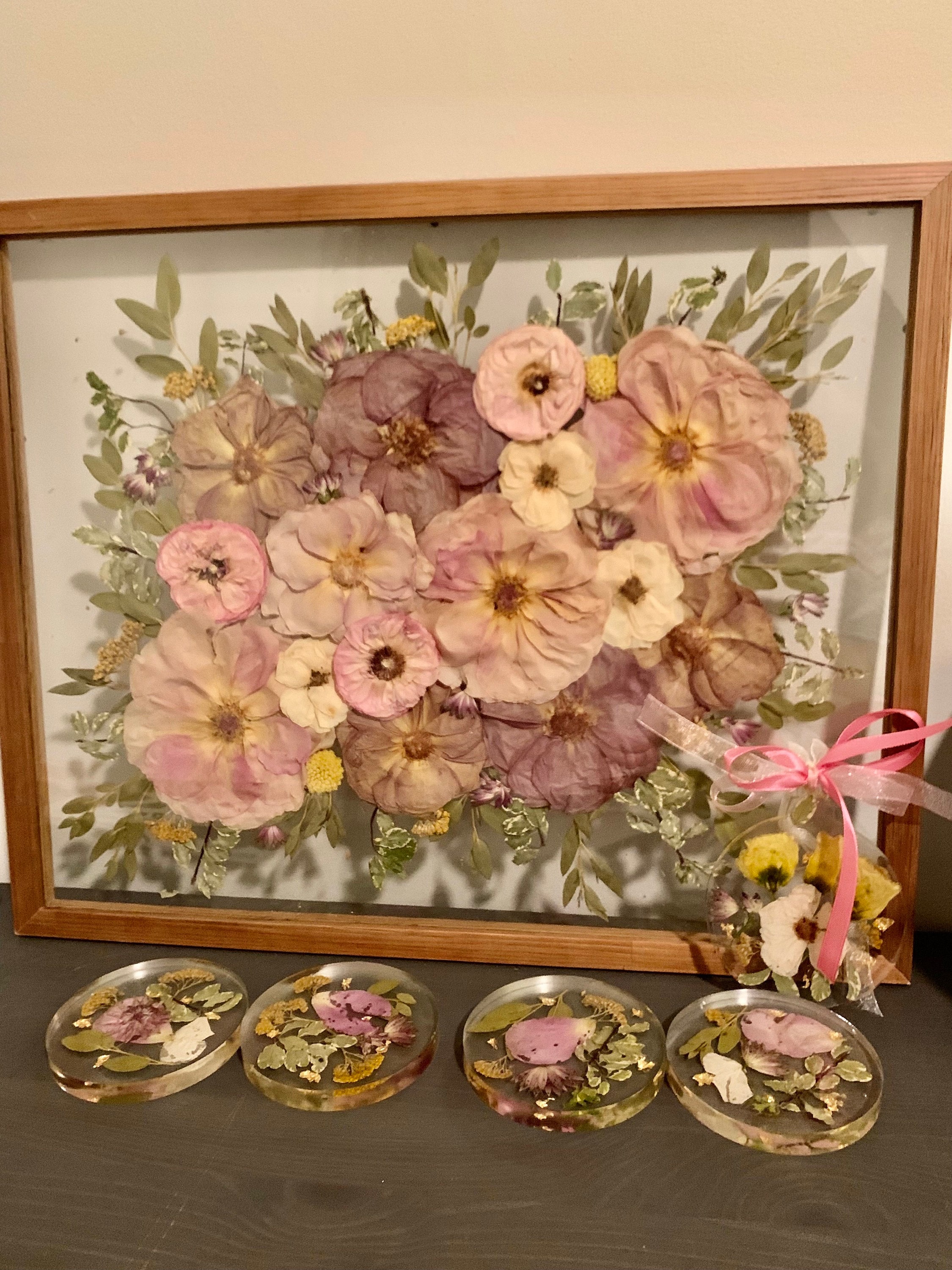 Preserved flowers from Chelsea's etsy review