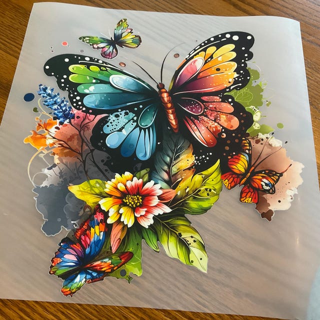 トップス vintage ozone butterfly flower design iap_640x640.