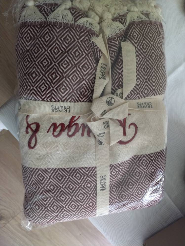 Personalized Cotton Throw Blanket for Her & Newlywed, Personalized Gift Blanket for Her, Custom Housewarming Gift, Personalized Gift for Mom