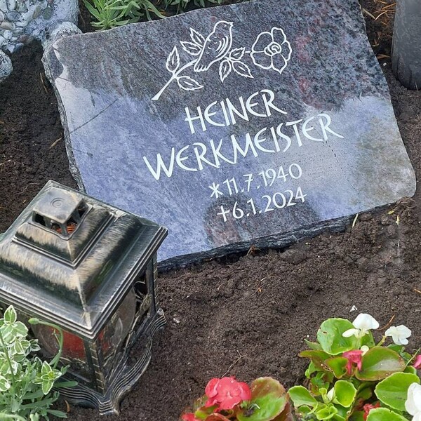 Gedenktafel Für Grab Grabschmuck Mama Aus Granit F Produktbild-Vorschau 6