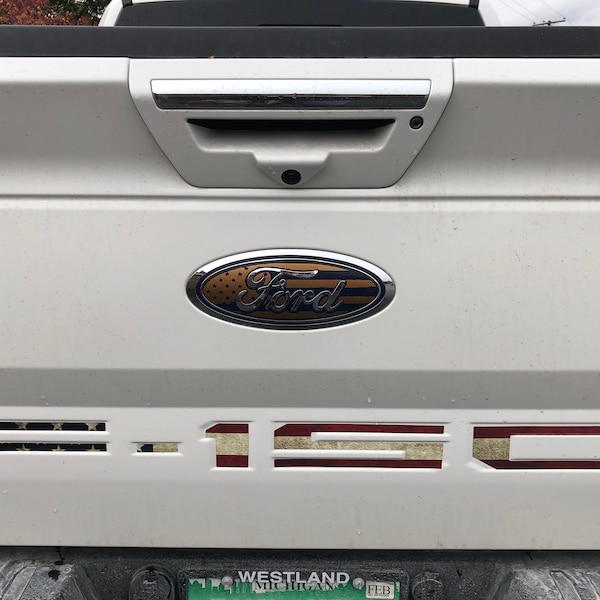 F-150 Tailgate Insert Letters; Magnetic (18-20 F-150 W/o Tailgate Applique - Foto 3
