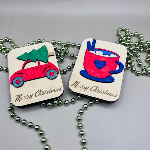 Gift Card Holder Svg, Merry Christmas Svg, Gift Box Template, Laser Cut