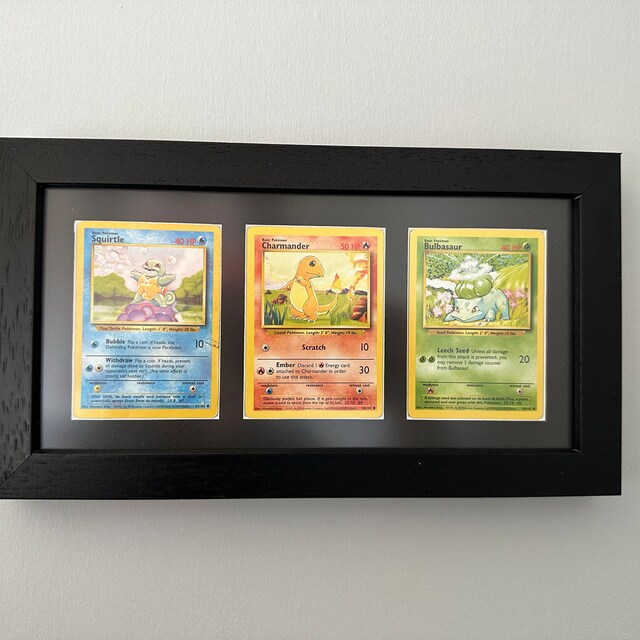 3 Trading Card Frame for Raw Cards With Optional UV Protection, Mtg, Pokemon,  Yu-gi-oh! TCG, High Quality Display Wall Hanging - Etsy