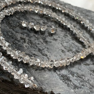 Herkimer Diamond Quartz, Diamond Quartz, Mineral, Crystal, Beads ...