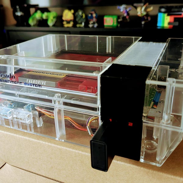 NES Replacement Housing Shell Transparent Protective Case for NES for ...