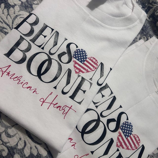 Benson Boone T-shirt American Heart , Concert , Pop Fan - Etsy UK