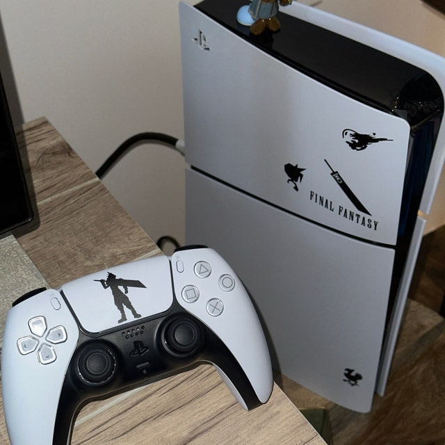 6x FINAL FANTASY 7 Playstation 5 Controller Vinyl Decal Sticker