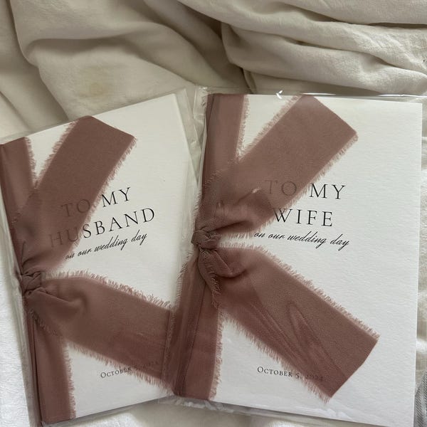 Engrowtic 2 Pcs Blue His And Hers Wedding Vow Books With Ribbon Bow Floral Vow Books Notebook For Wedding Vows Gift For Bride And Groom With 48 Pages 3.94 X 5.91